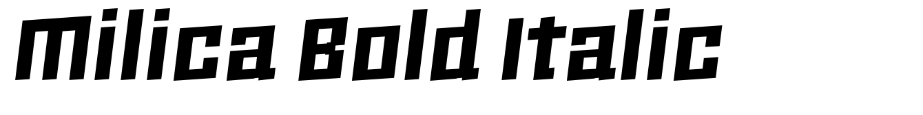Milica Bold Italic